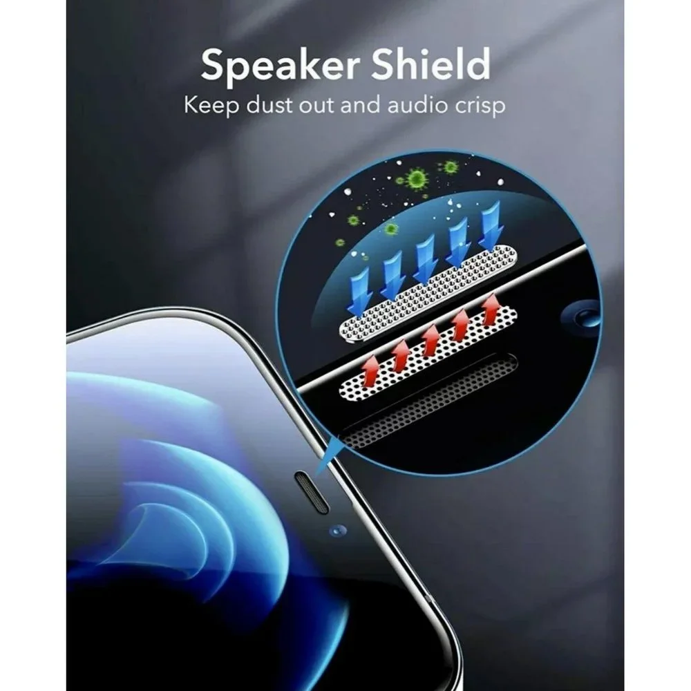 Glass Screen Protector CORTUTOL Dustproof Upgrade，Compatible with iPhone 12 /iPh